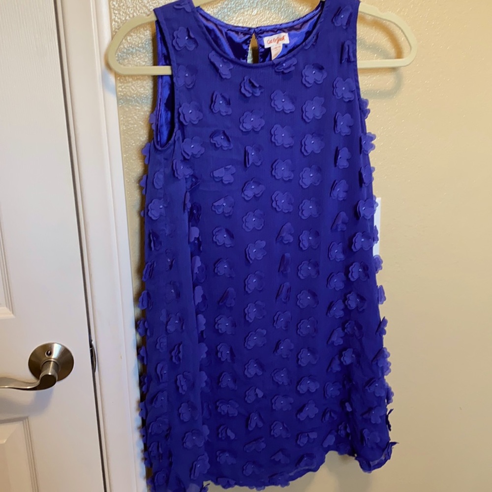 Cat & Jack girls sleeveless dress, size L 10/12